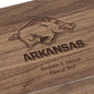 Arkansas Razorbacks Solid Walnut Desk Box Shot #3
