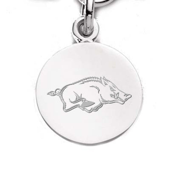 Arkansas Razorbacks Sterling Silver Charm Shot #1