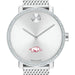 Arkansas Razorbacks Women's Movado Bold with Crystal Bezel & Mesh Bracelet
