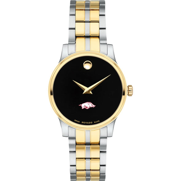 Arkansas Women's Movado Collection Two-Tone Watch with Black Dial Shot #2