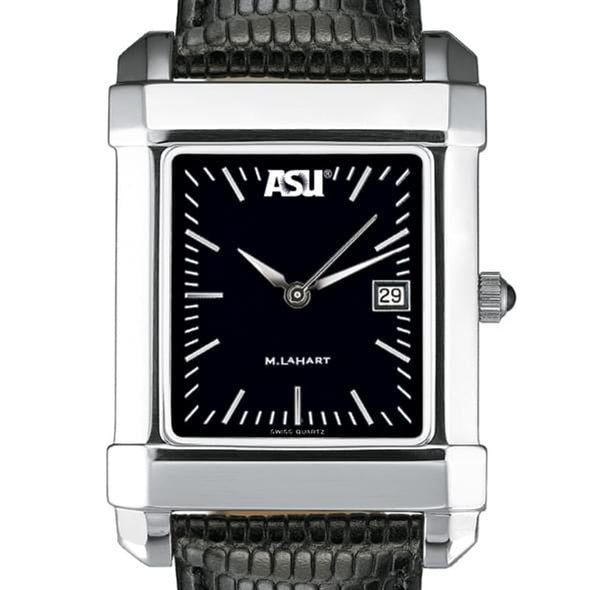 ASU Men's Black Quad Watch with Leather Strap Shot #1