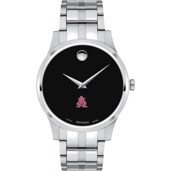ASU Men's Movado Collection Stainless Steel Watch with Black Dial Shot #2