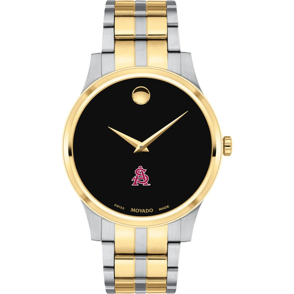 ASU Men's Movado Collection Two-Tone Watch with Black Dial Shot #2
