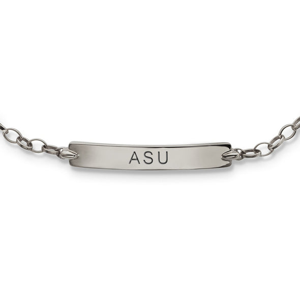ASU Monica Rich Kosann Petite Poesy Bracelet in Silver Shot #2