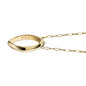 ASU Monica Rich Kosann Poesy Ring Necklace in Gold Shot #3