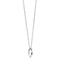 ASU Monica Rich Kosann Poesy Ring Necklace in Silver Shot #2