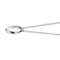 ASU Monica Rich Kosann Poesy Ring Necklace in Silver Shot #3