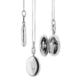 ASU Monica Rich Kosann Slim Locket in Silver Shot #1