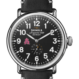 ASU Shinola Watch, The Runwell 47 mm Black Dial Shot #1