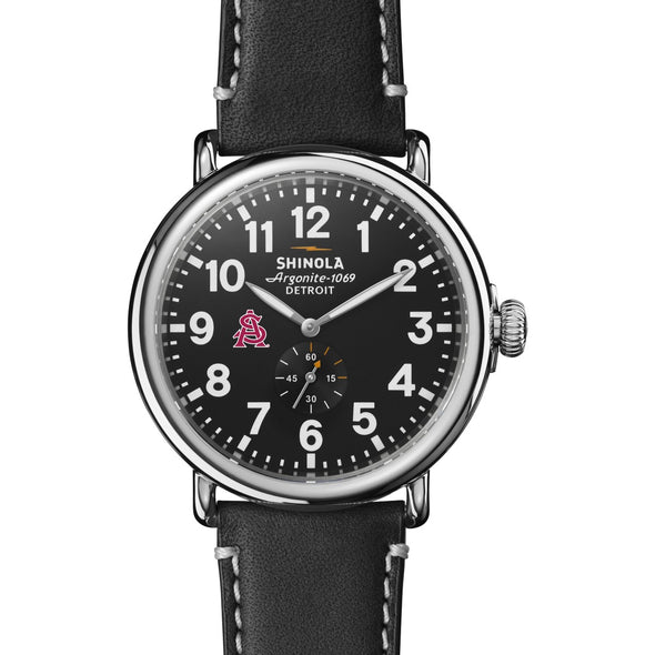 ASU Shinola Watch, The Runwell 47 mm Black Dial Shot #2