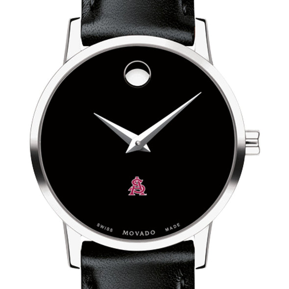 ASU Women&#39;s Movado Museum with Leather Strap Shot #1