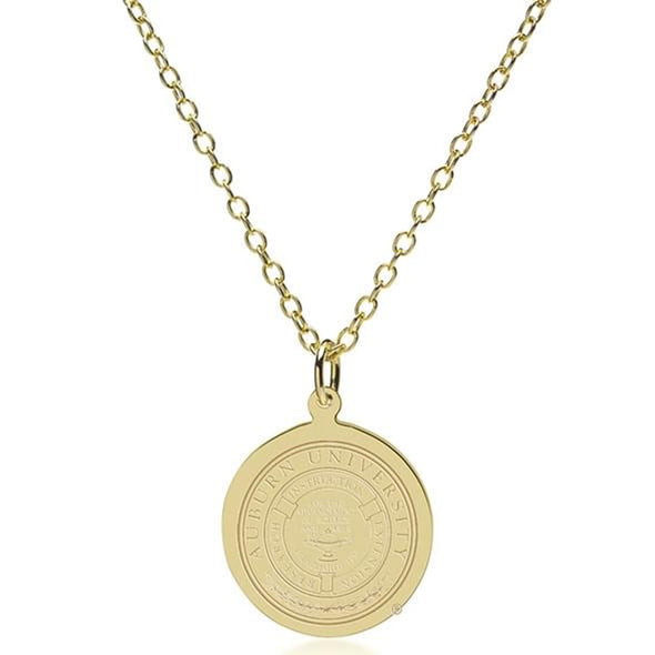 Auburn 14K Gold Pendant & Chain Shot #2