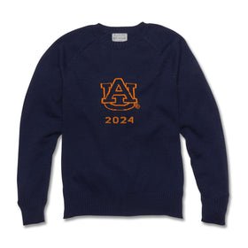 Auburn Class of 2024 Navy Blue and Orange Sweater by M.LaHart Shot #1