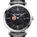 Auburn Men's Baume et Mercier 40mm Classima Quartz Watch with Black Dial & Black Leather Strap