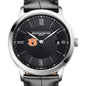Auburn Men's Baume et Mercier 40mm Classima Quartz Watch with Black Dial & Black Leather Strap Shot #1