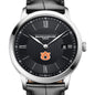 Auburn Men's Baume et Mercier 40mm Classima Quartz Watch with Black Dial & Black Leather Strap Shot #1