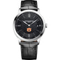 Auburn Men's Baume et Mercier 40mm Classima Quartz Watch with Black Dial & Black Leather Strap Shot #2