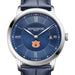 Auburn Men's Baume et Mercier 40mm Classima Quartz Watch with Blue Dial & Dark Blue Leather Strap