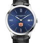 Auburn Men's Baume et Mercier 40mm Classima Watch with Blue Dial & Black Leather Strap Shot #1