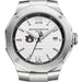 Auburn Men's Baume et Mercier 42mm Riviera Watch with White Dial & Bracelet