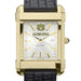 Auburn Men's Gold Watch with 2-Tone Dial & Leather Strap at M.LaHart & Co.