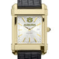 Auburn Men's Gold Watch with 2-Tone Dial & Leather Strap at M.LaHart & Co. Shot #1