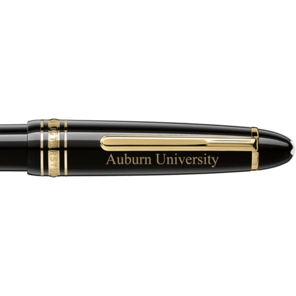 Auburn Montblanc Meisterstück Midsize Ballpoint Pen in Gold Shot #2