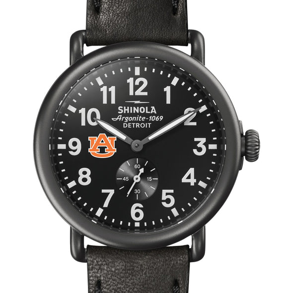 Auburn Shinola Watch, The Runwell 41mm Black Dial Shot #1