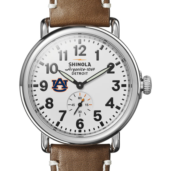 Auburn Shinola Watch, The Runwell 41mm White Dial Shot #1