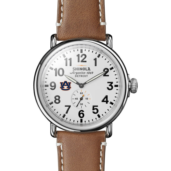 Auburn Shinola Watch, The Runwell 47mm White Dial Shot #2