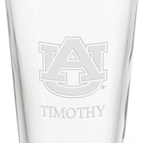 Auburn University 16 oz Pint Glass- Set of 2 Shot #3