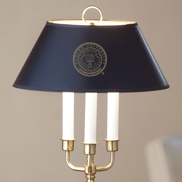 Auburn University Lamp in Brass &amp; Marble Shot #2