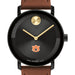 Auburn University Men's Movado BOLD with Cognac Leather Strap