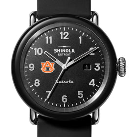 Auburn University Shinola Watch, The Detrola 43mm Black Dial at M.LaHart &amp; Co. Shot #1