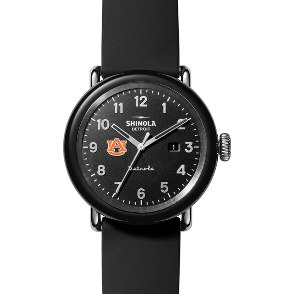 Auburn University Shinola Watch, The Detrola 43mm Black Dial at M.LaHart &amp; Co. Shot #2