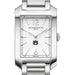 Auburn Women's Baume et Mercier 35X22mm Hampton Watch with Silver Dial & Bracelet