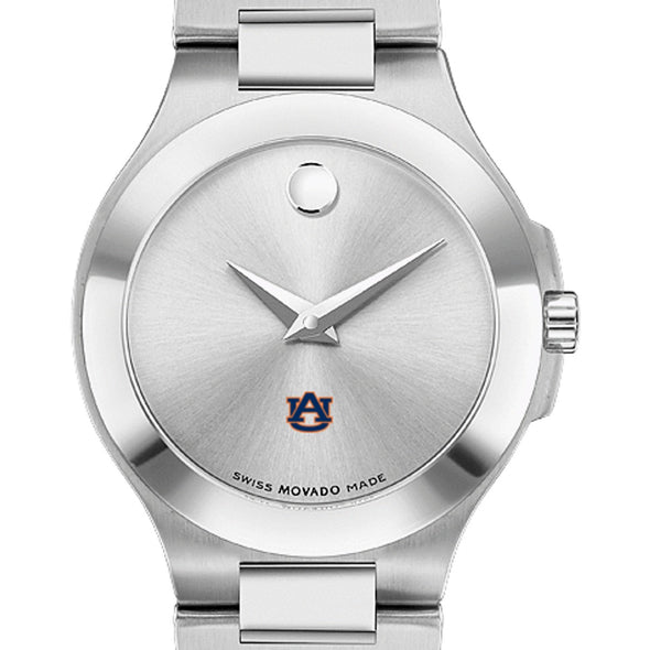 Auburn Women&#39;s Movado Collection Stainless Steel Watch with Silver Dial Shot #1