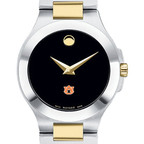 Auburn Women&#39;s Movado Collection Two-Tone Watch with Black Dial Shot #1