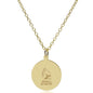 Ball State 18K Gold Pendant & Chain Shot #2