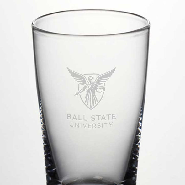 Ball State Ascutney Pint Glass by Simon Pearce Shot #2