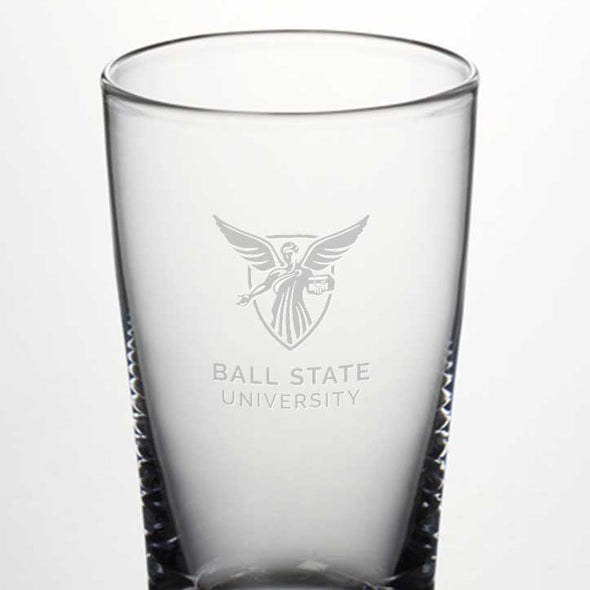 Ball State Ascutney Pint Glasses by Simon Pearce Shot #2