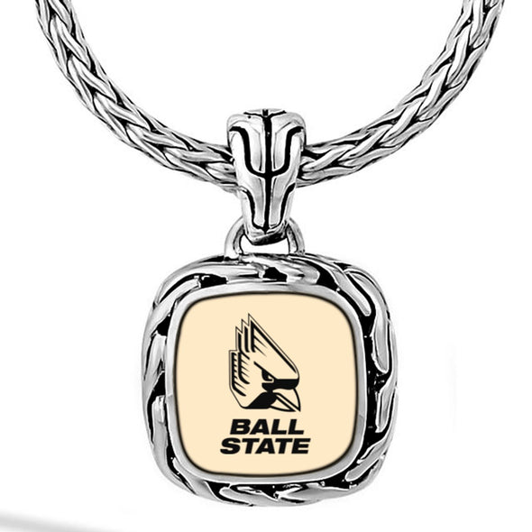 Ball State Classic Chain Necklace by John Hardy with 18K Gold Shot #3