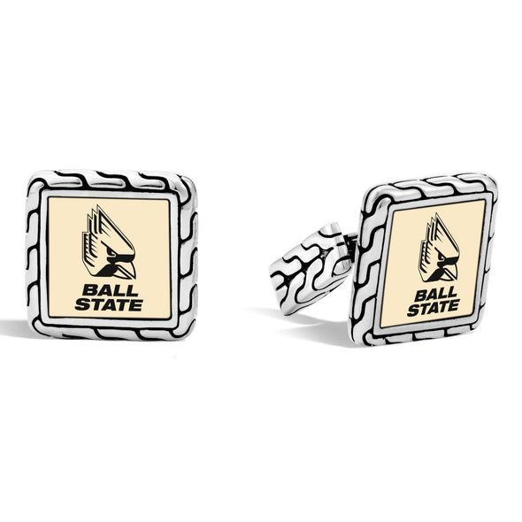 Ball State Cufflinks by John Hardy with 18K Gold Shot #2