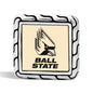 Ball State Cufflinks by John Hardy with 18K Gold Shot #3