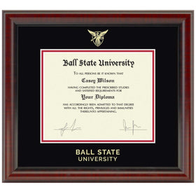 Ball State Diploma Frame, the Fidelitas Shot #1