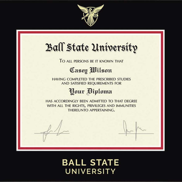 Ball State Diploma Frame, the Fidelitas Shot #2