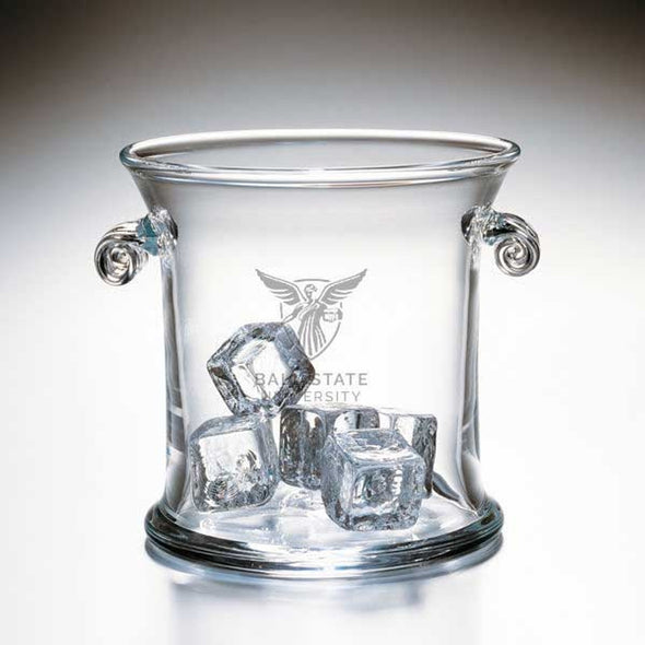 Ball State Glass Ice Bucket by Simon Pearce Shot #1