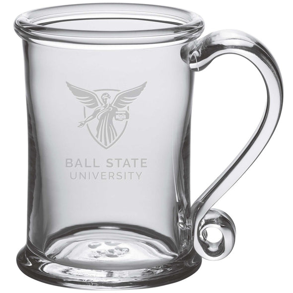 Ball State Glass Tankard by Simon Pearce Shot #1