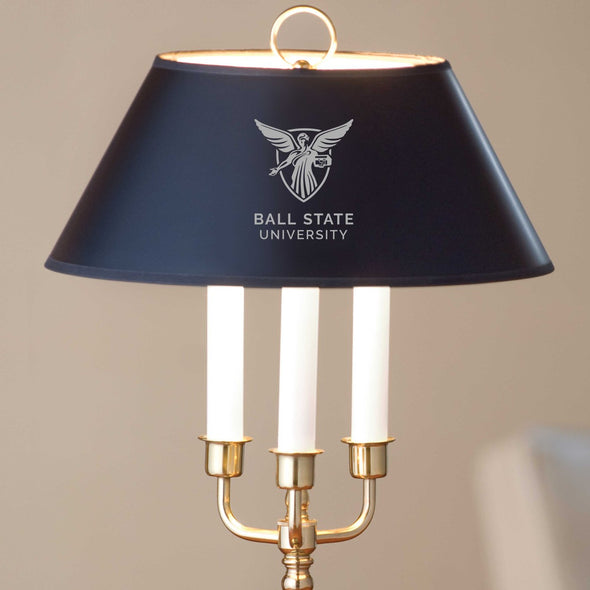 Ball State Lamp in Brass &amp; Marble Shot #2