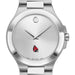 Ball State Men's Movado Collection Stainless Steel Watch with Silver Dial